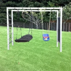 Apenbrug Metaal Gegalvaniseerd Basis Uitvoering -Goedkope Tuin Spellen Winkel Apenbrug gegalvaniseerd metaal schommel klimtoestel speeltoestel 3