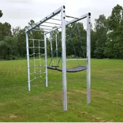 Apenbrug Metaal Gegalvaniseerd Basis Uitvoering -Goedkope Tuin Spellen Winkel Apenbrug gegalvaniseerd metaal schommel klimtoestel speeltoestel 6