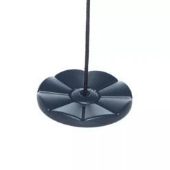 Kunststof Schotelschommel Antraciet Grijs (black-rope) Gevlochten Touw