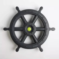 Piratenstuur XXL Antraciet-limoengroen