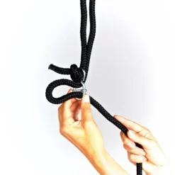 Schommelzitje Marshmallow Black-Raven Small -Goedkope Tuin Spellen Winkel PurpleFrog Touw met verstelschalm 6