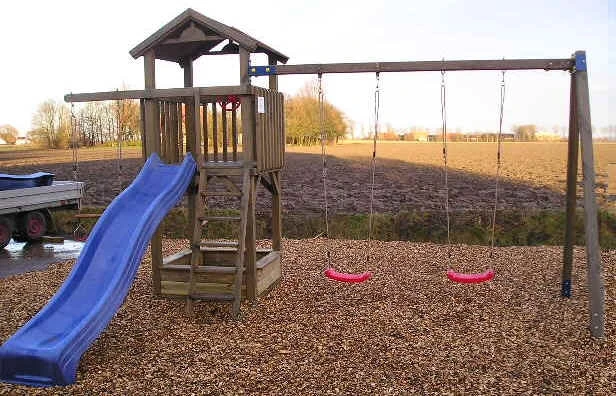 Aanbouw Duo-schommel Hout Voor Speeltoestel, Speeltoren 1 Aanbouw Duo-schommel Hout Voor Speeltoestel, Speeltoren