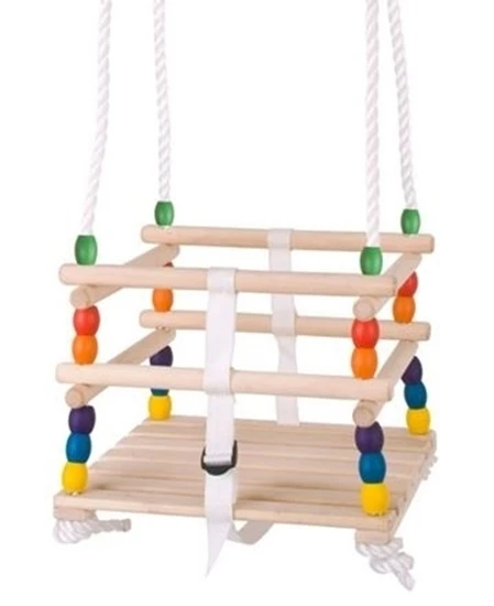 BigJigs Babyschommel Peuterschommel Kralenschommel 2 BigJigs Babyschommel Peuterschommel Kralenschommel - Afbeelding 2