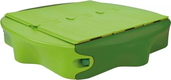 BIG Sandy Kunststof Zandbak Incl Afdekplaten 1 BIG Sandy Kunststof Zandbak Incl Afdekplaten