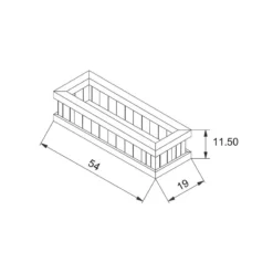 Bloembak – Plantenbak -Goedkope Tuin Spellen Winkel bloembak plantenbak axi bruin 1 1