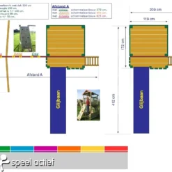 Houten Speeltoren Cathy Speelhuis -Goedkope Tuin Spellen Winkel cathy