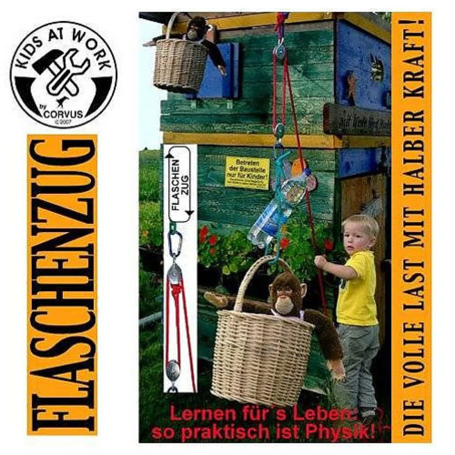 Kids At Work Takelset Voor Speeltoestel Met Katrol Takel 2 Kids At Work Takelset Voor Speeltoestel Met Katrol Takel - Afbeelding 2