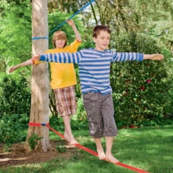 Balanceband / Slackline 17,5 M. Kids At Work -Goedkope Tuin Spellen Winkel corvus a750300 kids at work slackline balanceren voor kinderen 3