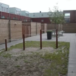 Professioneel Duikelrek Hardhout Trio-uitvoering OpenbaarGebruik