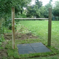 Enkel Duikelrek RVS Deluxe 120cm Mono