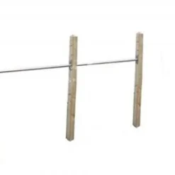 Duo-Duikelrek Duikelstang RVS 125cm