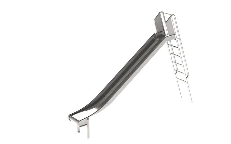 Glijbaan RVS 200 Cm. Openbaar 3 Glijbaan RVS 200 Cm. Openbaar - Afbeelding 3