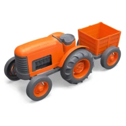 Green Toys Green-Toys Tractor Met Aanhanger Oranje