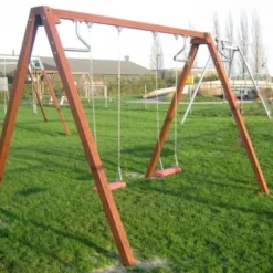 Hardhouten Duo Schommel Openbaar