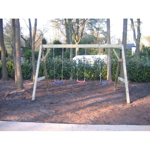 Houten Schommel Vario 6 Haken 262cm. Hoog 2 Houten Schommel Vario 6 Haken 262cm. Hoog - Afbeelding 2