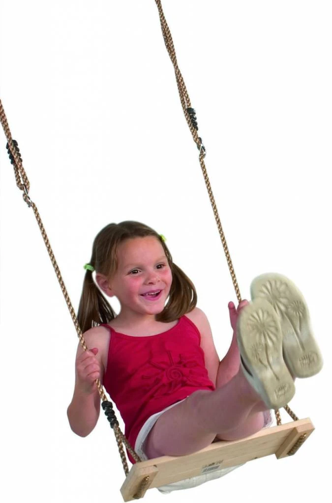 Houten Schommelzitje PP-touw Schommelzit Geïmpregneerd 4 Houten Schommelzitje PP-touw Schommelzit Geïmpregneerd - Afbeelding 4