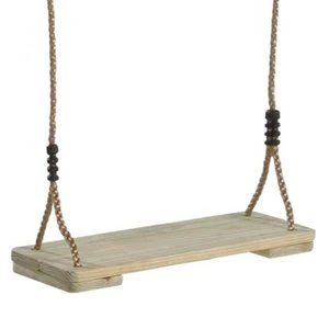 Houten Schommelzitje PP-touw Schommelzit Geïmpregneerd 1 Houten Schommelzitje PP-touw Schommelzit Geïmpregneerd