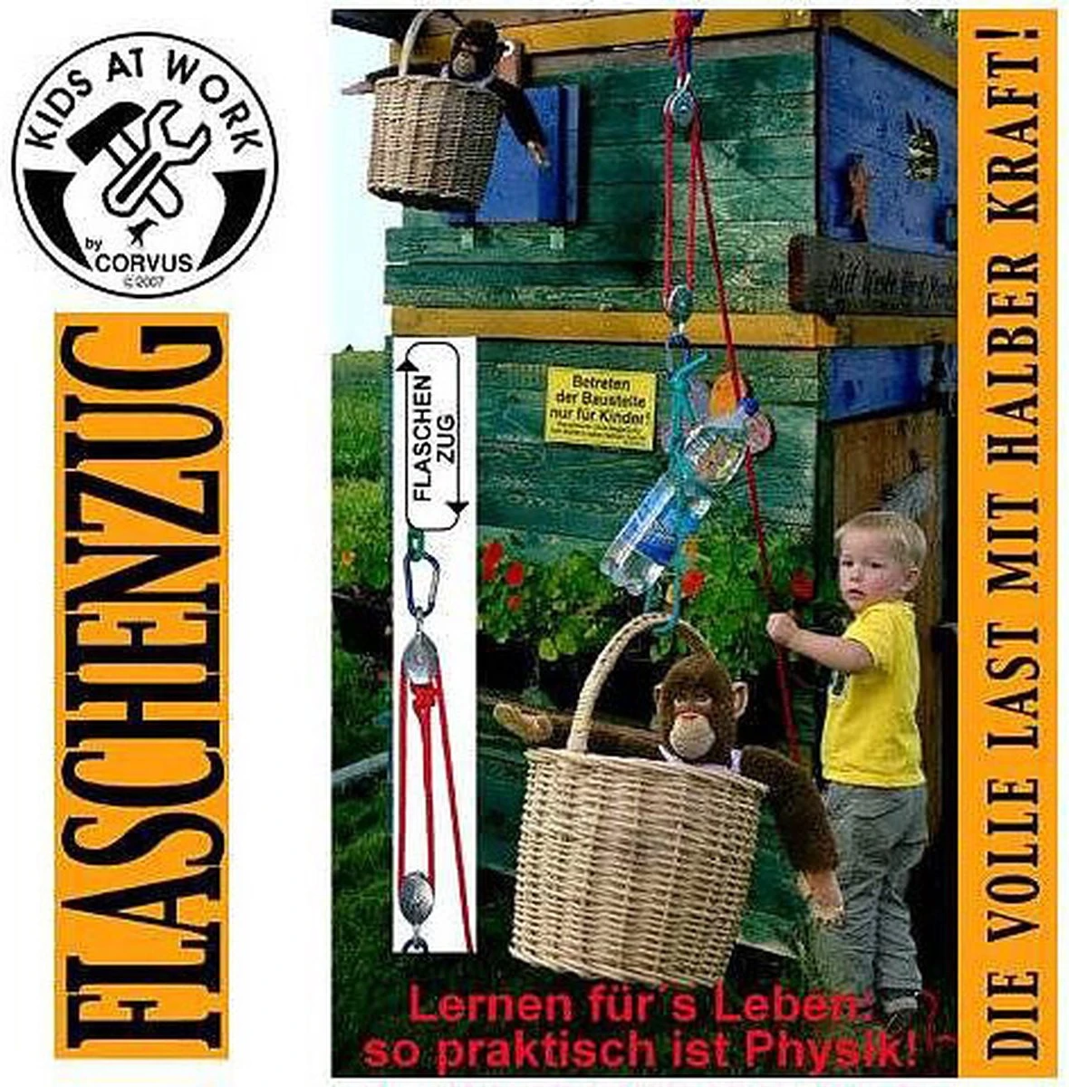 Kids At Work Takelset Voor Speeltoestel Met Katrol Takel 1 Kids At Work Takelset Voor Speeltoestel Met Katrol Takel