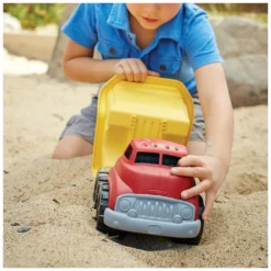 Green Toys Green-Toys Kiepwagen Rood Vrachtwagen -Goedkope Tuin Spellen Winkel kiepwagen rood green toys 2