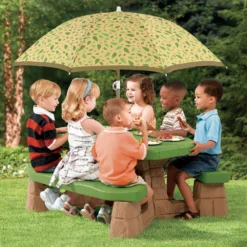 Step2 Kunststof Kinder Picknicktafel Met Parasol 5 Step2 Kunststof Kinder Picknicktafel Met Parasol -Goedkope Tuin Spellen Winkel kinder picknicktafel step2 1 1