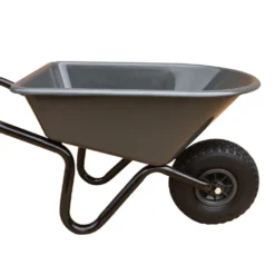 Kinderkruiwagen Antraciet Met Luchtband Kruiwagen. -Goedkope Tuin Spellen Winkel kinderkruiwagen antraciet met luchtband speelactief.nl 1