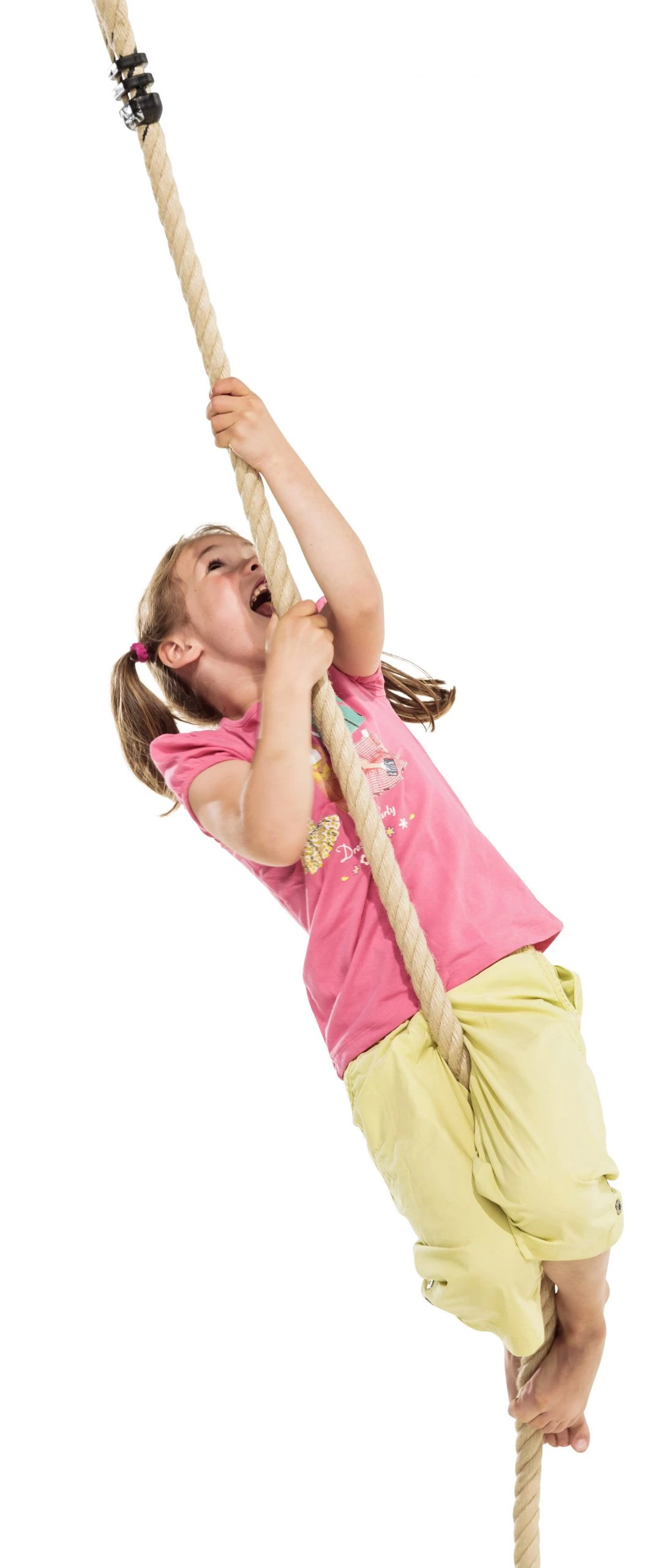 Klimtouw PP Knopentouw 2m Lengte Met 4 Knopen 2 Klimtouw PP Knopentouw 2m Lengte Met 4 Knopen - Afbeelding 2