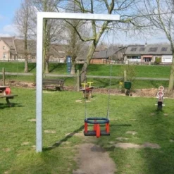 Schommel Gegalvaniseerd Paalschommel Openbaar Gebruik -Goedkope Tuin Spellen Winkel paalschommel professioneel openbare speelplaats schommel 2haaks 1