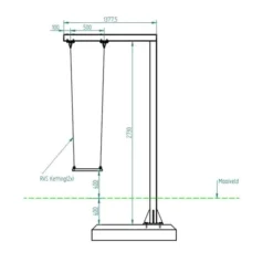 Schommel Gegalvaniseerd Paalschommel Openbaar Gebruik -Goedkope Tuin Spellen Winkel paalschommel professioneel openbare speelplaats schommel 2haaks. 1