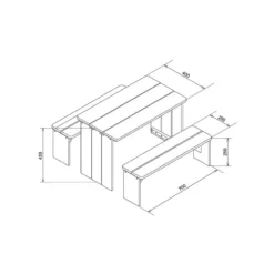 Picknickset ZidZed XL -Goedkope Tuin Spellen Winkel picknickset axi zidzed xl 1 1