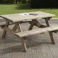 Kinder Picknicktafel Medium 120×115 Cm 5 Kinder Picknicktafel Medium 120×115 Cm -Goedkope Tuin Spellen Winkel picknicktafel medium talen 0410
