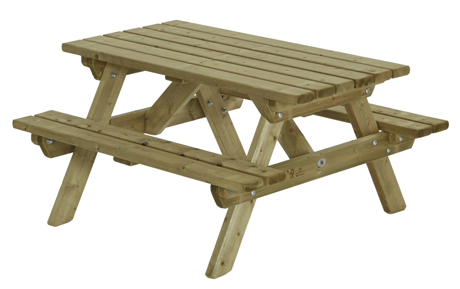 Kinder Picknicktafel Medium 120×115 Cm 1 Kinder Picknicktafel Medium 120×115 Cm