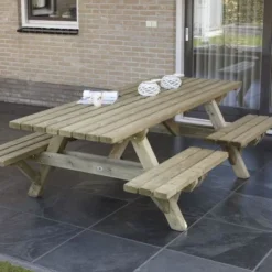 Picknicktafel 0423 Talen 160×230 Cm. Open Instap 5 Picknicktafel 0423 Talen 160×230 Cm. Open Instap -Goedkope Tuin Spellen Winkel picknicktafel open zitting talen 0423