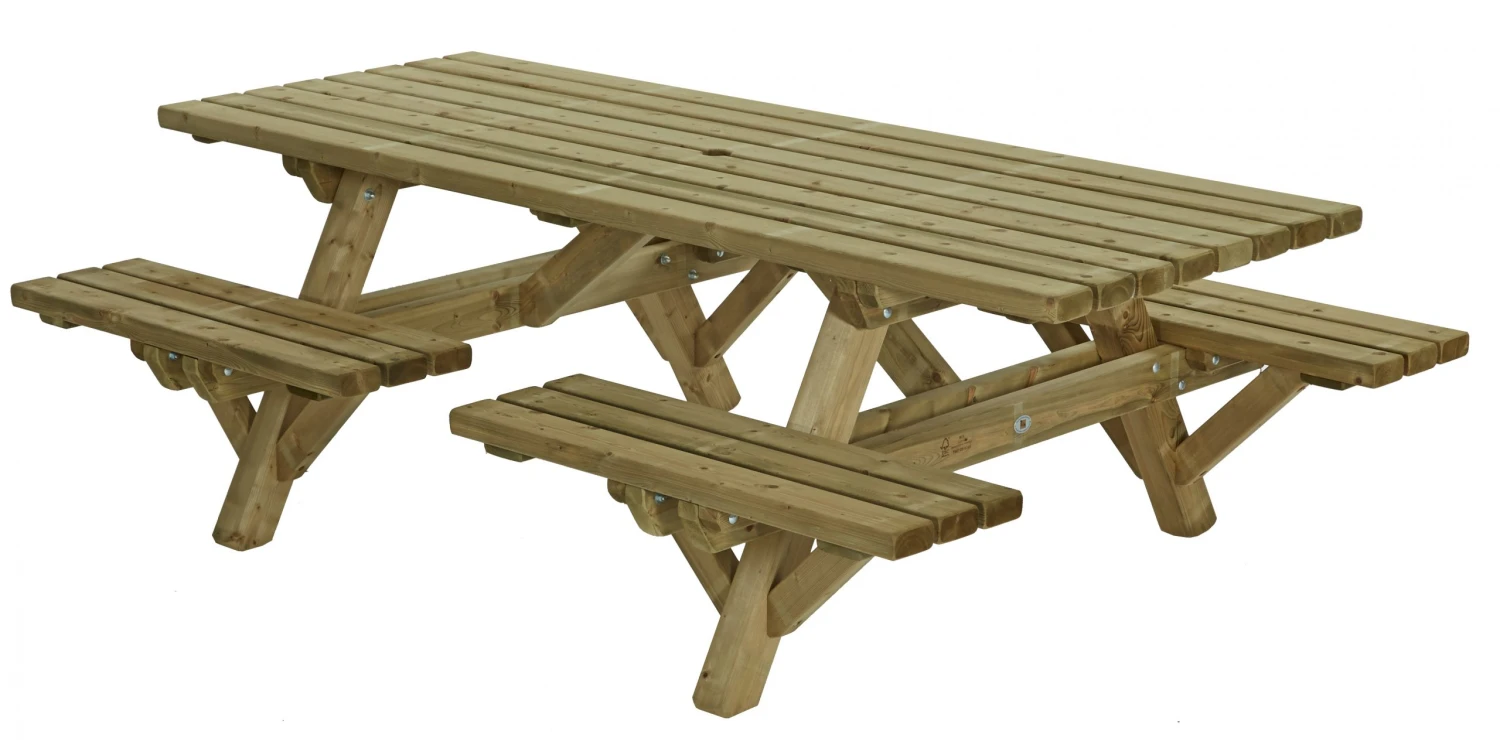 Picknicktafel 0423 Talen 160×230 Cm. Open Instap 2 Picknicktafel 0423 Talen 160×230 Cm. Open Instap - Afbeelding 2