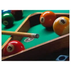 Pooltafel Eliminator II Bruin 8 Ft Met Leiplaat -Goedkope Tuin Spellen Winkel poolbiljart eliminator ii bruin buffalo 9200.588 2