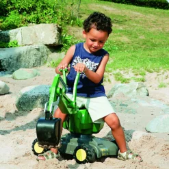 Minigraver RollyDigger John-Deere Op 4 Wielen -Goedkope Tuin Spellen Winkel rolly digger john deere rollytoys 421022 2