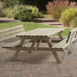 Rugleuning Voor Picknicktafel 150 Cm. Talen 04071 5 Rugleuning Voor Picknicktafel 150 Cm. Talen 04071 -Goedkope Tuin Spellen Winkel rugleuning picknicktafel talen