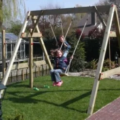 Houten Schommel Vario 4 Haken 262cm Hoog