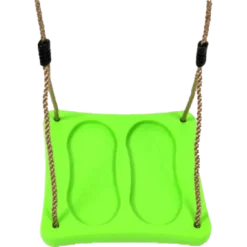 Voetschommel (PP-touwenset) -Goedkope Tuin Spellen Winkel schommel voet groen 3