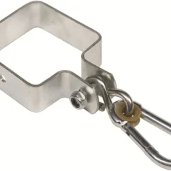 Schommelhaak Vierkant 90×90 Met Carabijnhaak