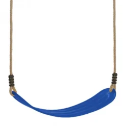 Kunststof Lintschommel PP Touwenset In Div Kleuren In Kleur Geel -Goedkope Tuin Spellen Winkel schommelzit flexibel lintschommel blauw 2