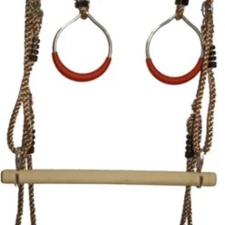 Schommelzitje Met Trapeze En Ringen PP-touwenset -Goedkope Tuin Spellen Winkel schommelzit ringen trapeze hrmic uit 83 1 1