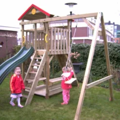 Speelburcht Houten Speelhuis Zonneschijn