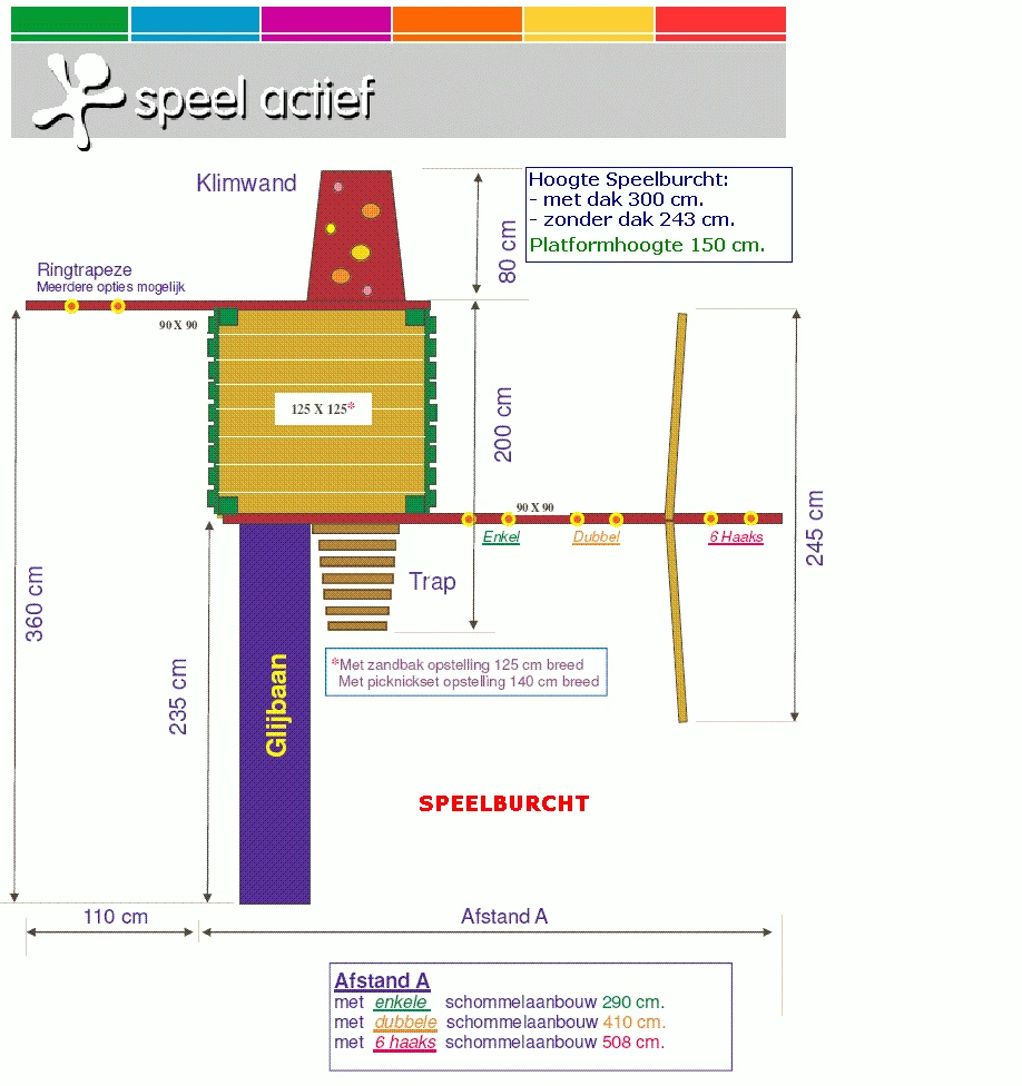 Schommelaanbouw Compact Mono 3 Schommelaanbouw Compact Mono - Afbeelding 3