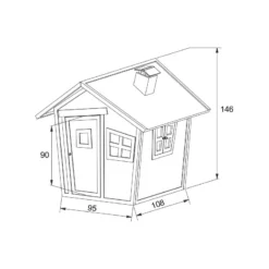 Axi Alice Houten Speelhuisje 15 Axi Alice Houten Speelhuisje -Goedkope Tuin Spellen Winkel speelhuis axi alice 1 1