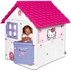 Smoby Sweet Home Hello Kitty Kunststof Speelhuisje -Goedkope Tuin Spellen Winkel speelhuis sweet home hello kitty smoby 1 1