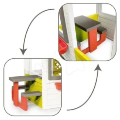 Smoby Friends House Met Tuintje – Speelhuis -Goedkope Tuin Spellen Winkel speelhuisje smoby 310209 friends house 4