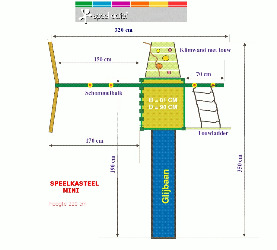 Speelkasteel Mini Speeltoestel 5 Speelkasteel Mini Speeltoestel - Afbeelding 5
