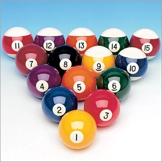 Set Poolballen Basic 57,2 Mm. 1 Set Poolballen Basic 57,2 Mm.