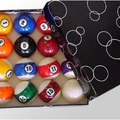 Set Poolballen Basic 57,2 Mm. 5 Set Poolballen Basic 57,2 Mm. -Goedkope Tuin Spellen Winkel standaard poolbiljart ballen set