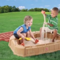 Step2 Kunststof Zandbak Little Dunes -Goedkope Tuin Spellen Winkel step2 zandbak little dunes 717200 2